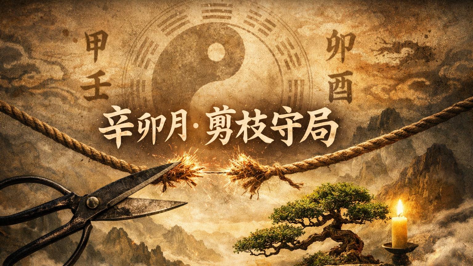 《辛卯月·剪枝守局》