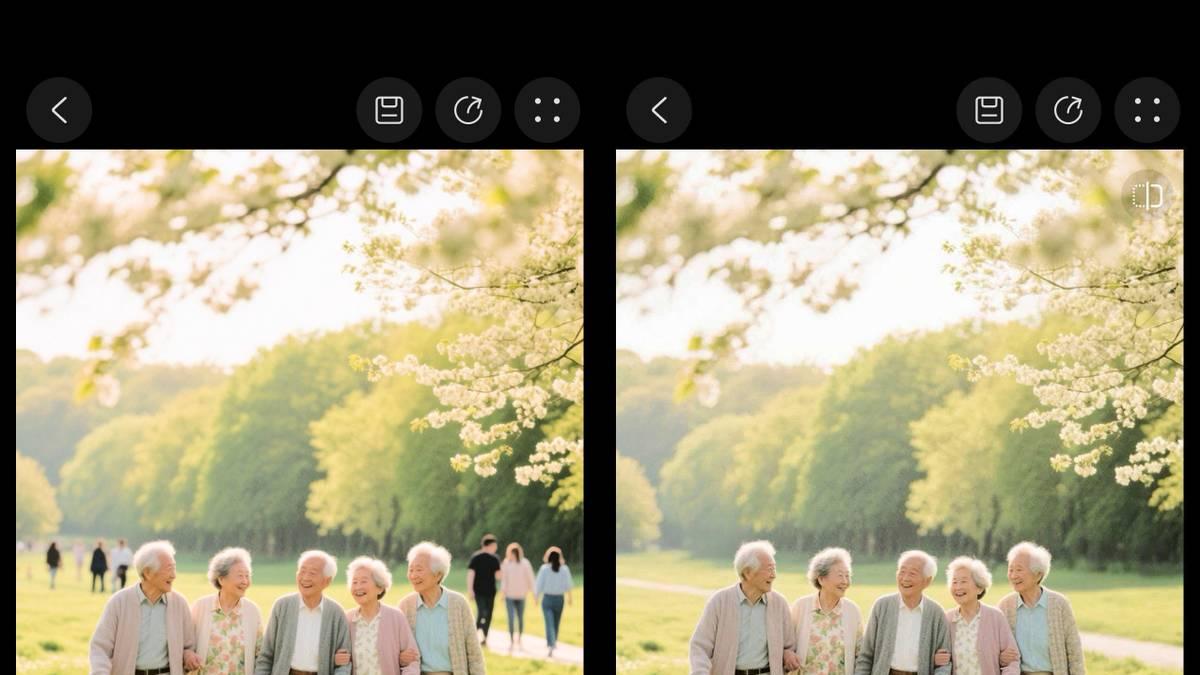 华为手机小艺修图技能拉满，圆了阿姨的摄影创作梦