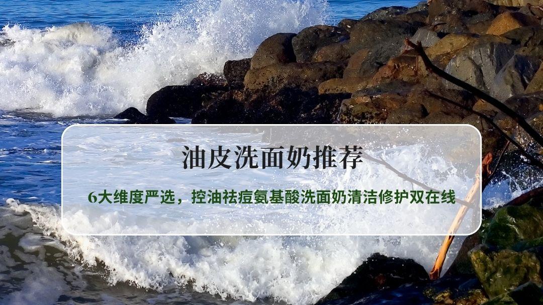 2026油皮洗面奶推荐实测榜单：6大维度严选，控油祛痘氨基酸洗面奶清洁修护双在线