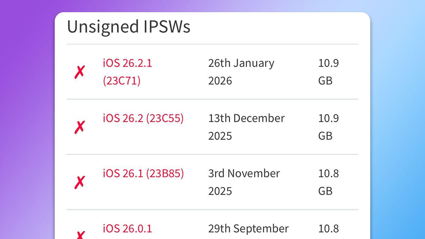 太快了！iOS26.2.1正式版验证通道已关闭