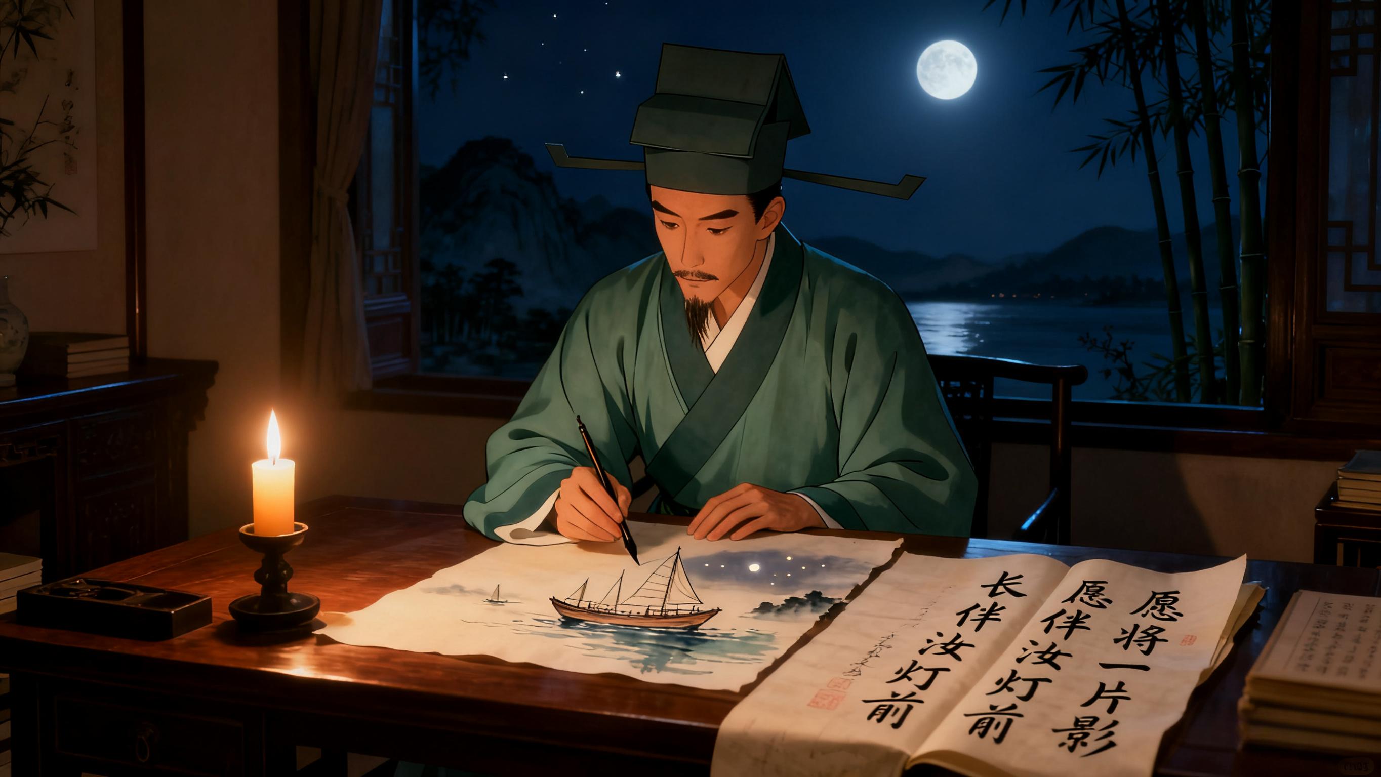 沈周"隐逸之爱"：明代第一画家与妻，不入仕途的相守智慧