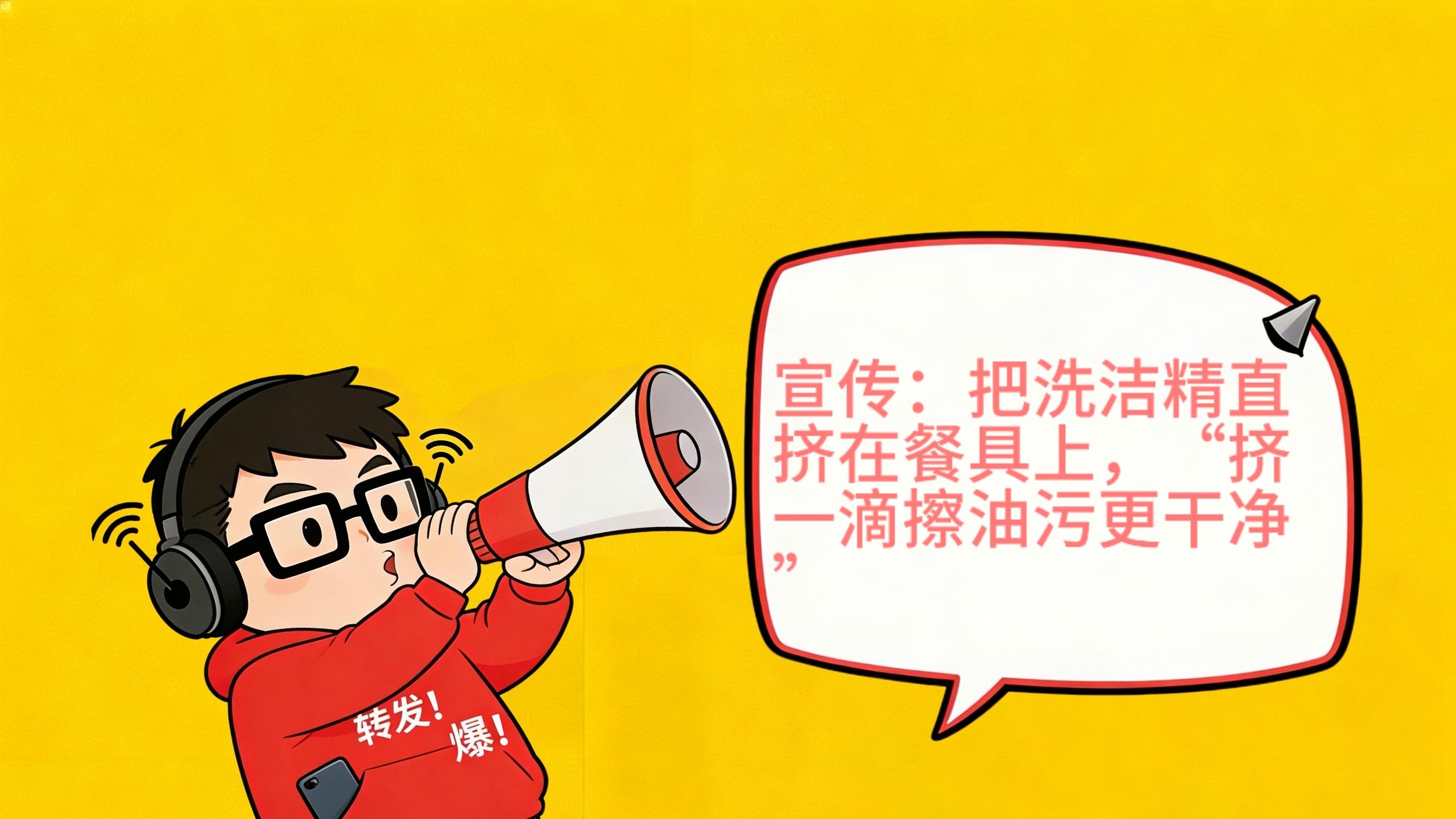 把洗洁精直接挤在餐具上更有效？残留量与冲洗效率的关系