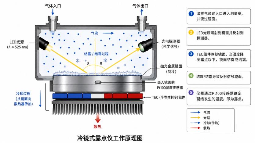 气体露点仪测量技术：露点仪原理、分类、选型与应用前沿