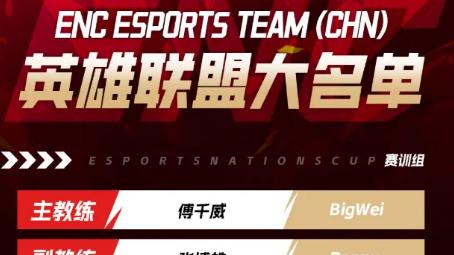电竞世界杯中国LOL名单公布，选手没问题，教练团队却被吐槽太差