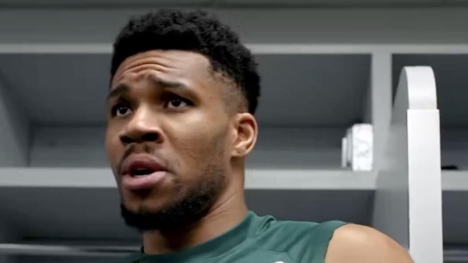 27 胜 38 负！雄鹿连败后字母哥脸上挂不住了，公开示好热火文化与阿德巴约