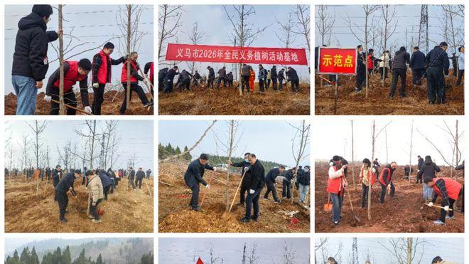 植绿添新景 共绘生态卷——义马市2026年春季全民义务植树活动圆满举行