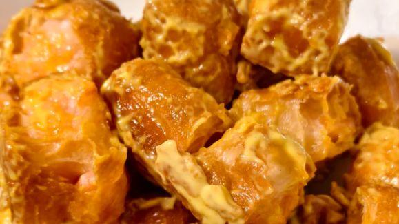 油条裹满酱汁的虾球，湖南家常菜的隐藏吃法