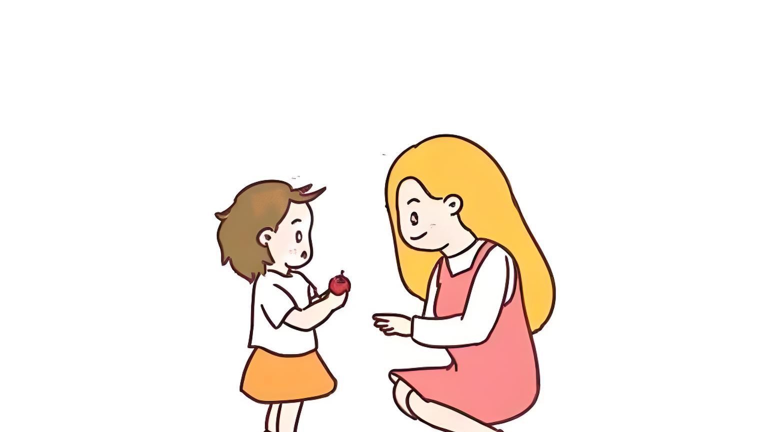 蹲下来和孩子说话，效果大不同！