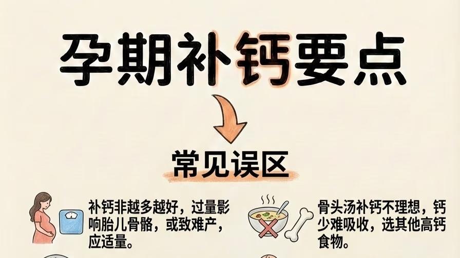孕期补钙别踩坑！
