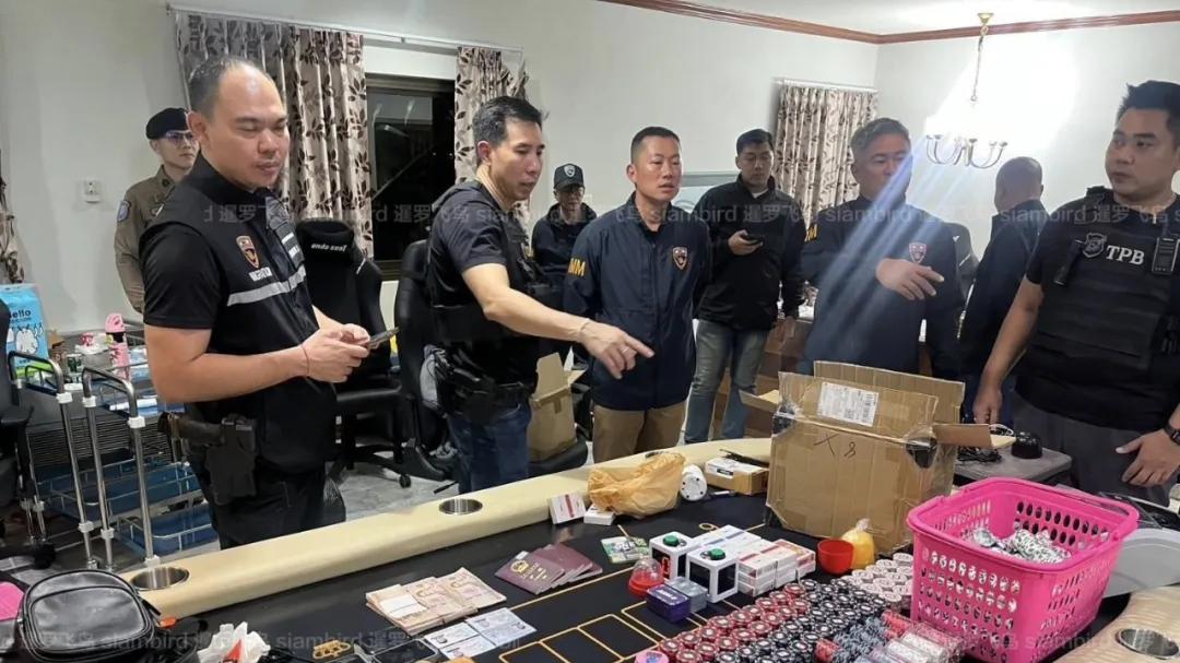 芭提雅豪华别墅深夜被端，16名中国赌客落网，3人跳楼逃跑摔伤