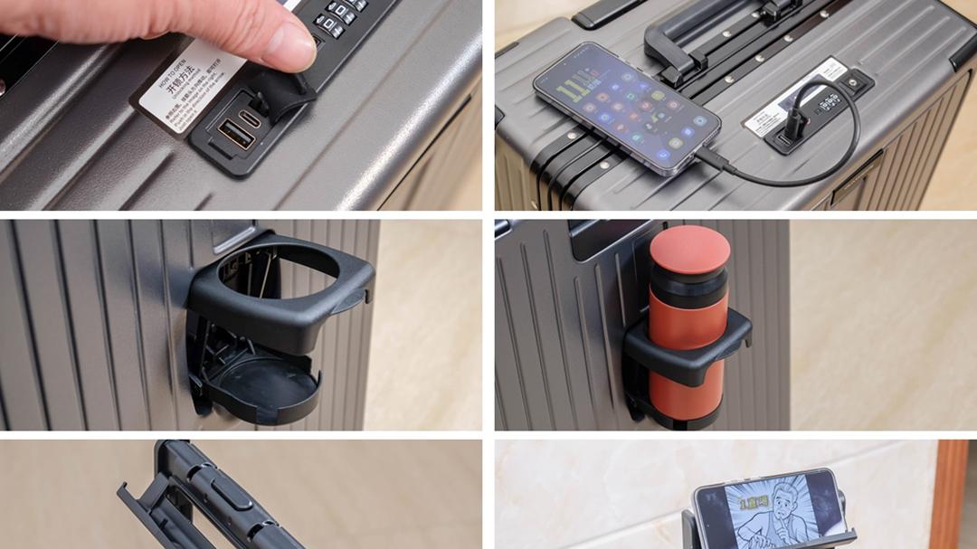 实用首选！4 层进口科思创+ 200KG承重，GaKior非时尚 6 防行李箱测评