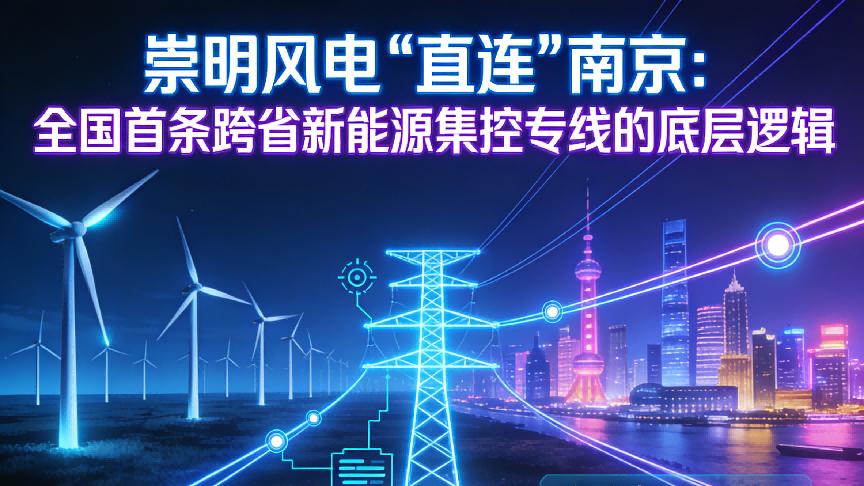 崇明风电“直连”南京：全国首条跨省新能源集控专线的底层逻辑