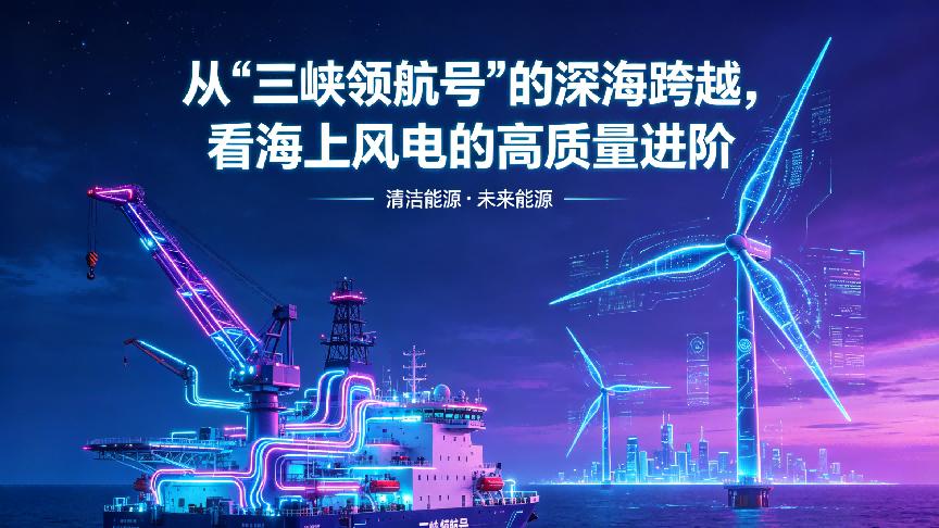 从“三峡领航号”的深海跨越，看海上风电的高质量进阶
