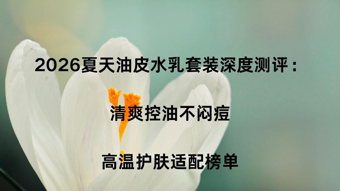2026夏天油皮水乳套装深度测评：清爽控油不闷痘，高温护肤适配榜单