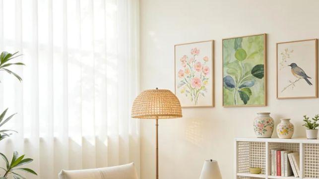 亚麻、绿植与暖光：现代简约家的春日仪式感