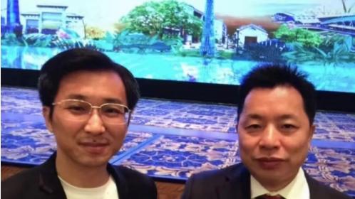 谢峰与广东省委统战部原一级巡视员李阳春会谈民族强大国民自信