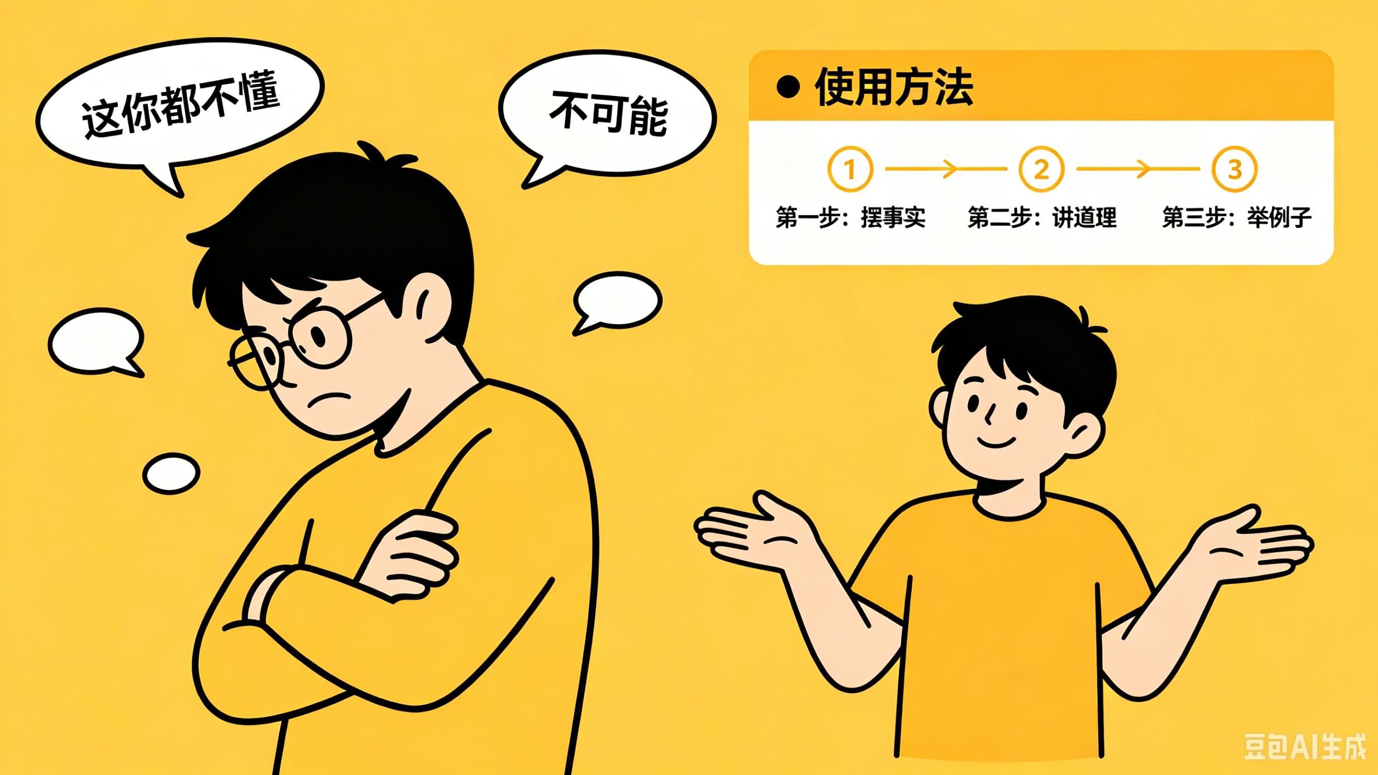 别跟杠精讲道理！学会这3句“神仙回怼”，他秒变哑巴
