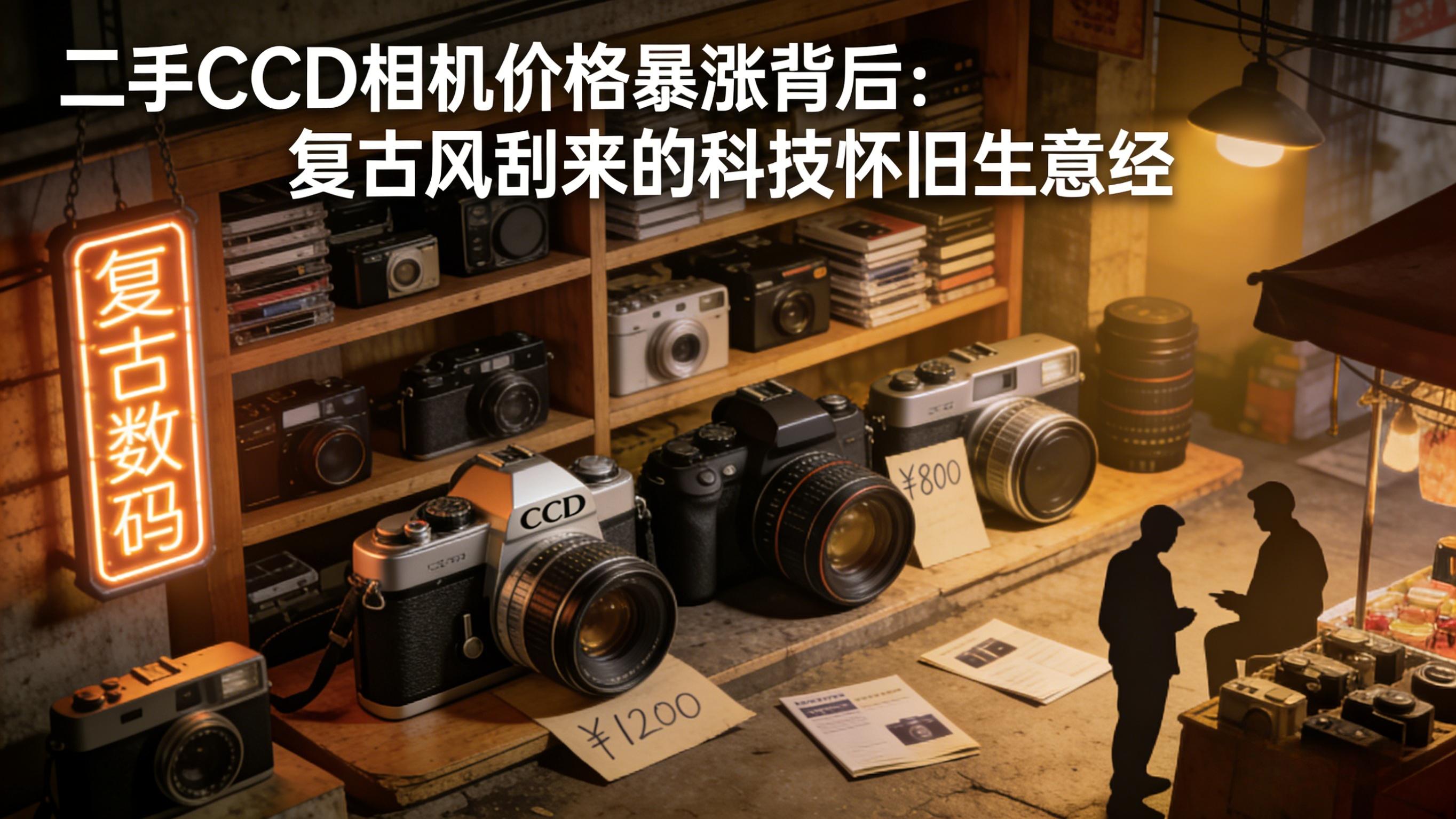 二手 CCD 相机价格暴涨背后：复古风刮来的科技怀旧生意经