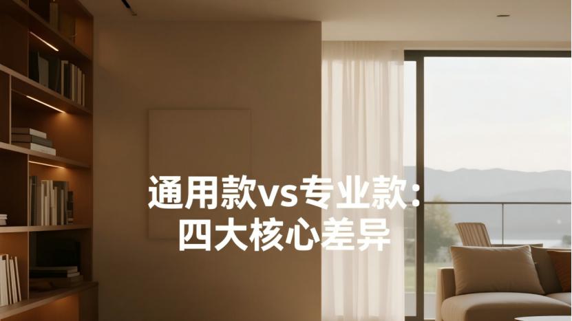 除甲醛公司绝不外泄的选品内幕：通用于专业差在哪？