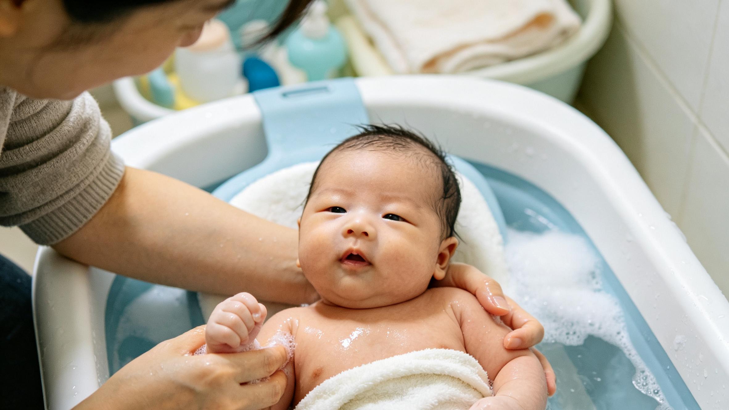 新生儿洗澡全攻略：温柔呵护小生命的第一次“沐浴时光”