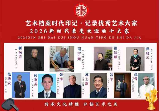 【司宇光——优秀艺术大家】 2026新时代最受欢迎的艺术十大家