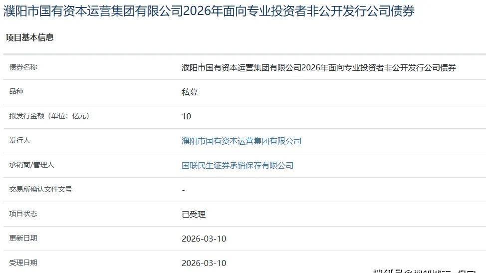 濮阳国资：10亿募资难填95亿短债缺口 284亿有息债务压身