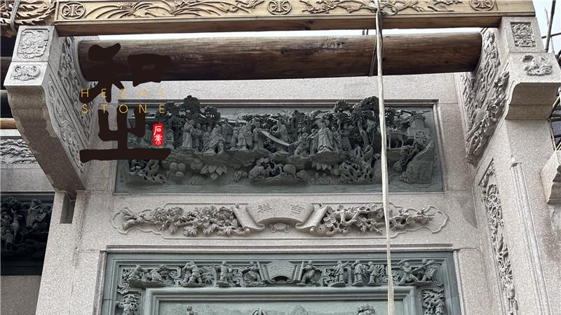 从粗凿到精磨：一座祠堂浮雕墙的完整雕刻工序