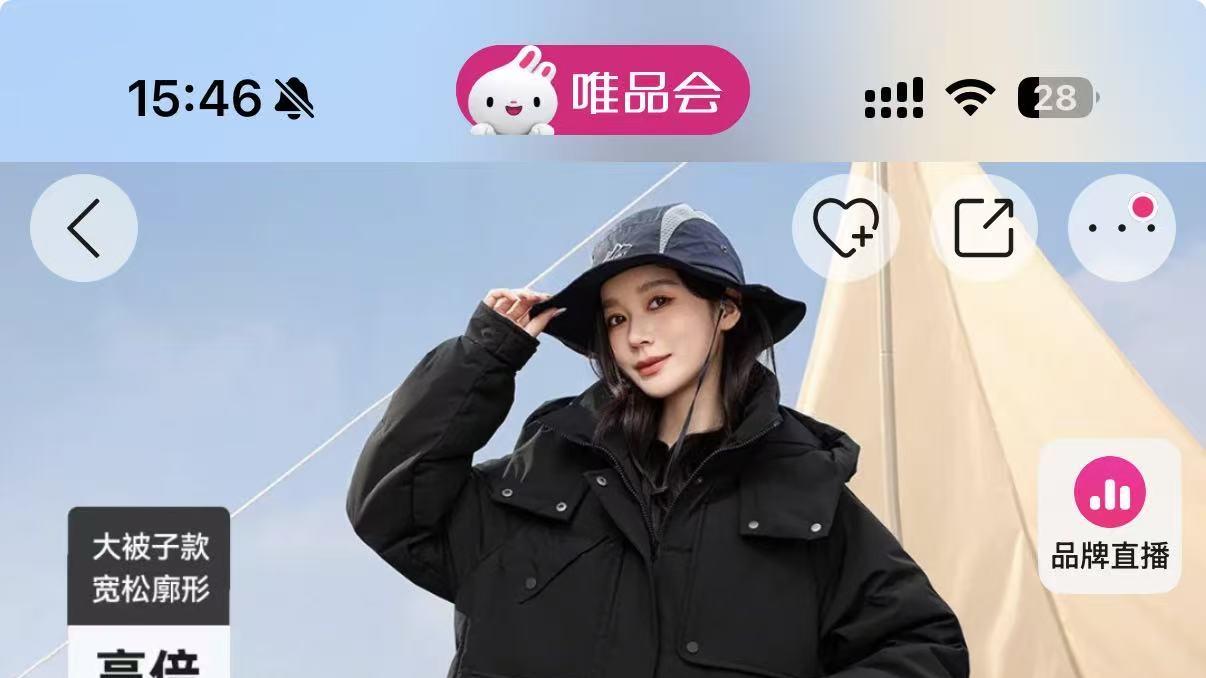 在唯品会给妈妈买了件羽绒服，真实反馈来了