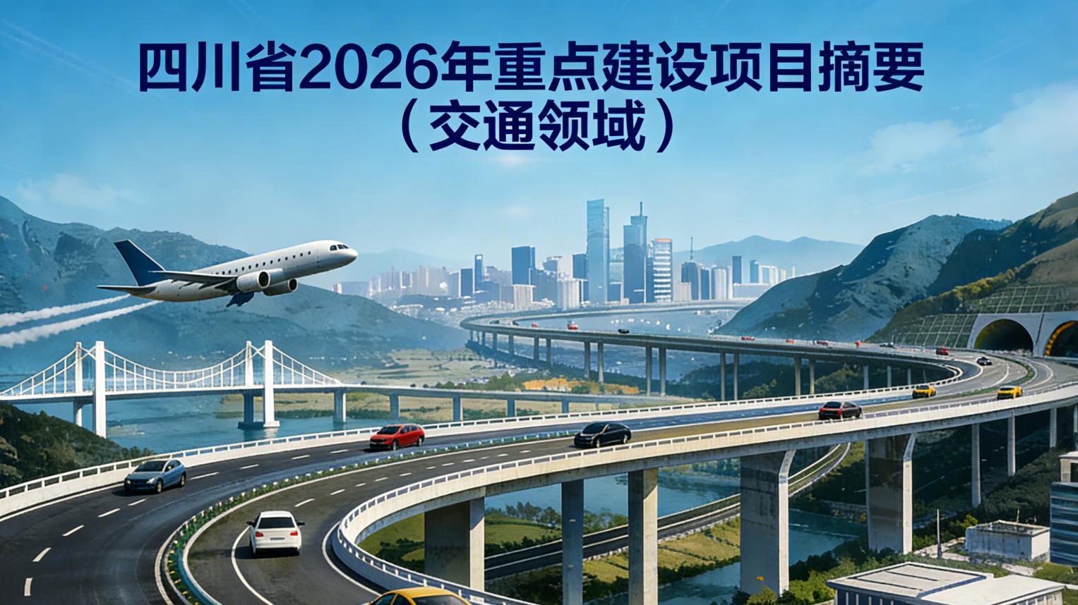 四川2026年830个重点项目清单曝光：7625亿投资创新高，48条高速+33条国省道全面提速！