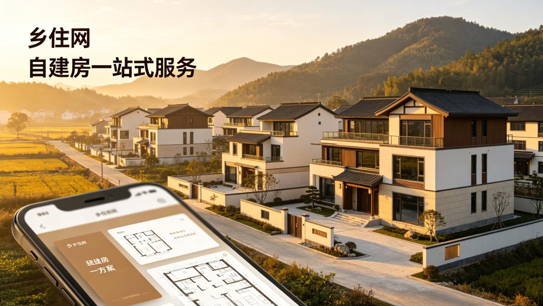 农村自建房别瞎忙活！认准乡住网，省心、靠谱、不踩坑