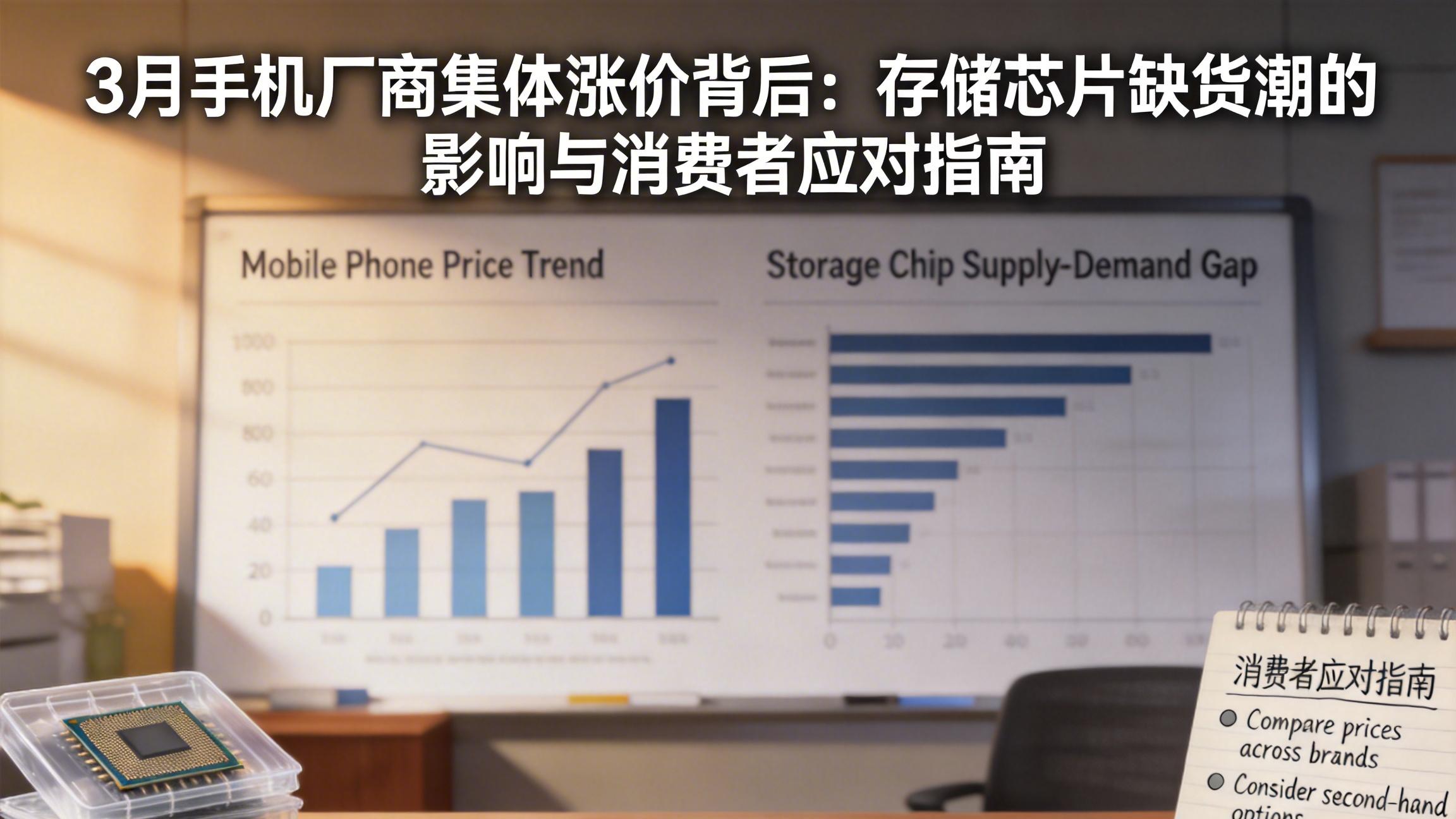 3 月手机集体涨价！存储芯片缺货成幕后推手，2026 年市场更要提前布局？