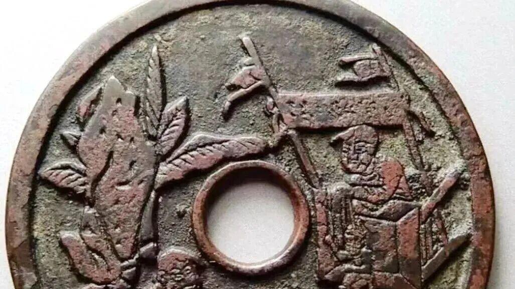 庭院婴戏花钱中三山帽主角是二郎神吗—老赵闲聊二郎神艺术系列1