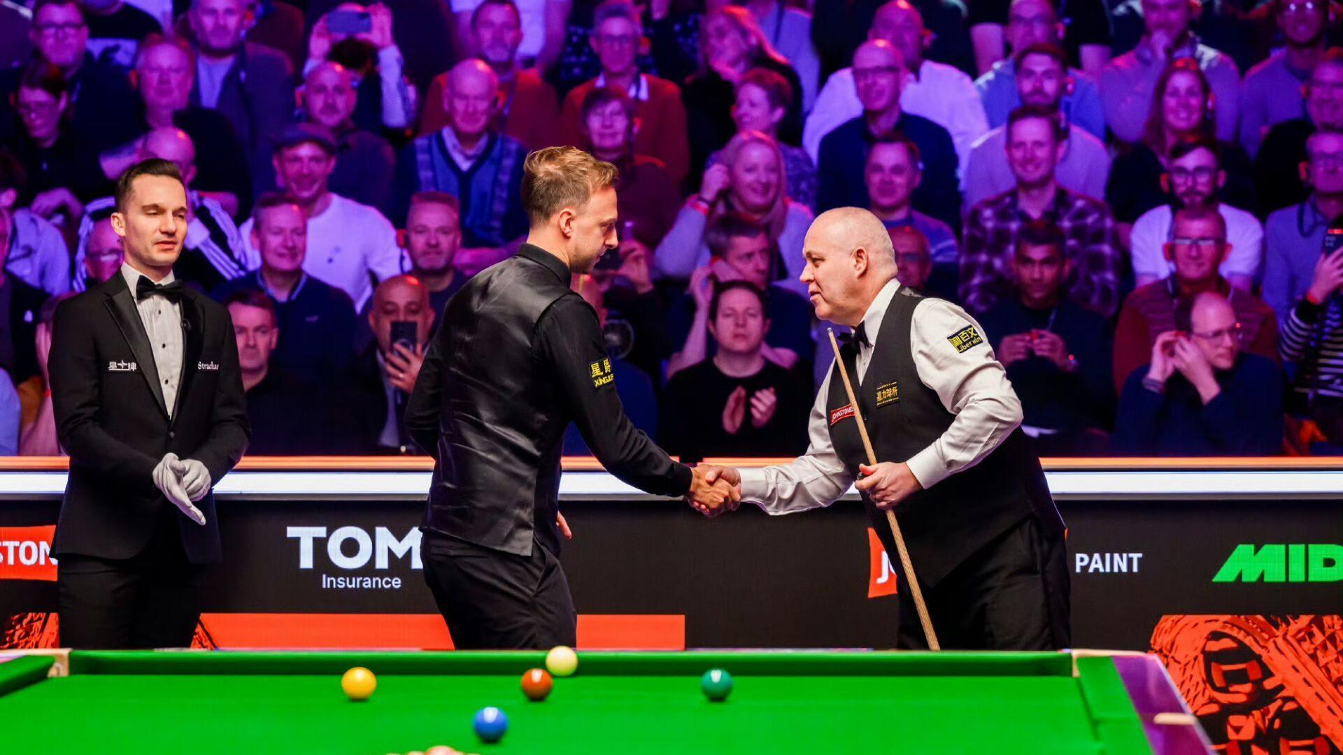 6-5！斯诺克大师赛决赛对阵：威尔逊绝杀吴宜泽，与50岁老将争冠
