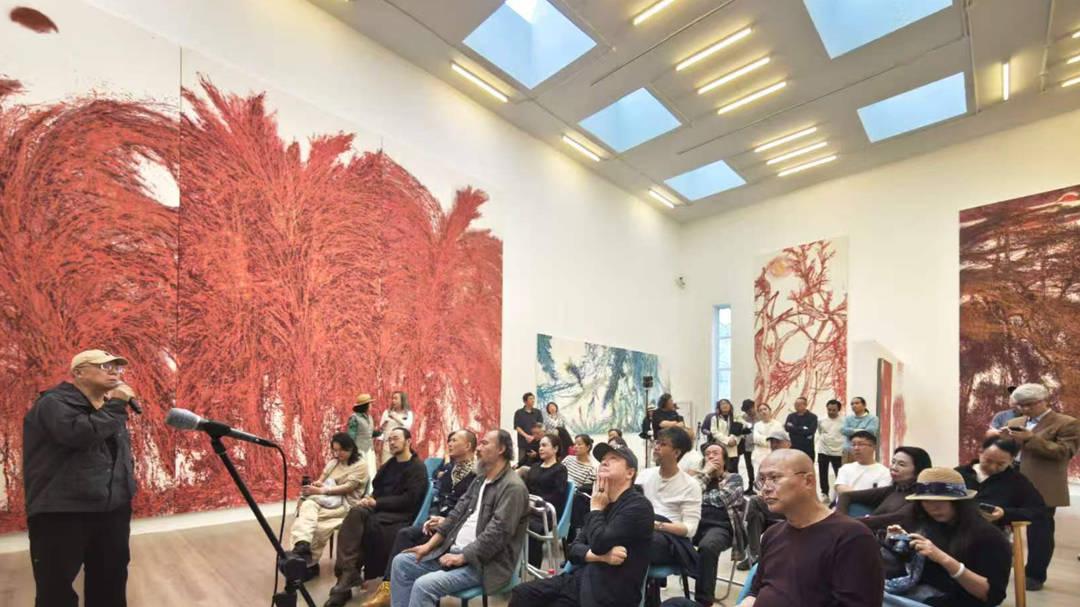 惊红灌顶——张友宪先生近作展开幕式暨第四届虞·沙龙圆满举行