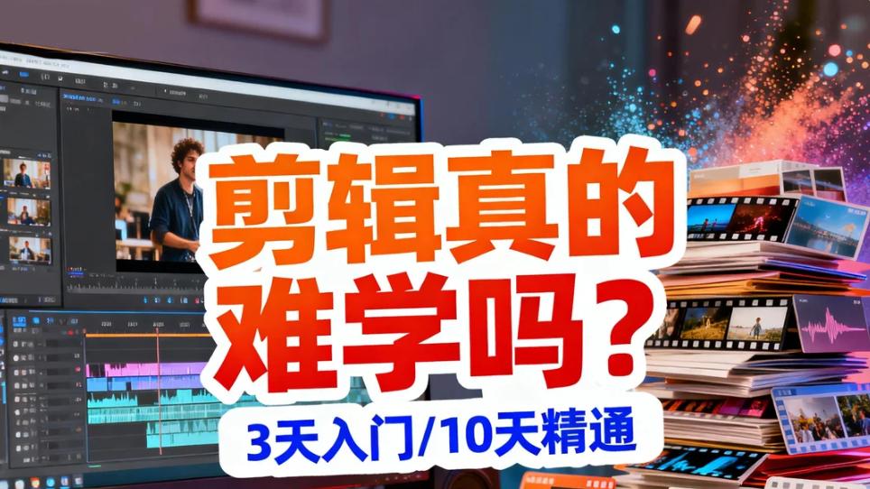 剪辑真的难学吗？作为教育技术老师，我来拆解清楚
