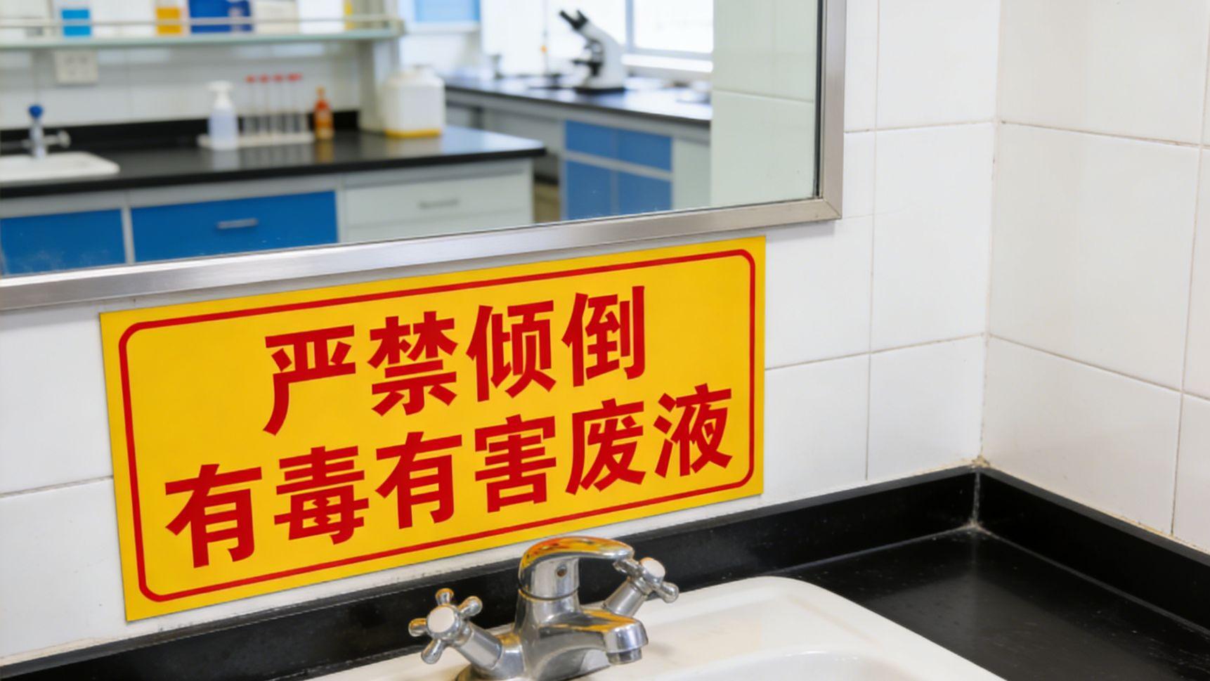 实验室洗手池使用安全：严禁倾倒有毒有害易挥发液体
