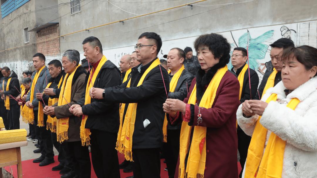 汴梁关注|世界济阳堂蔡氏祖茔修缮动工典礼在尉氏蔡庄镇举行