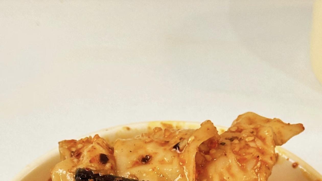 一碗鲜掉眉毛的虾滑扯面