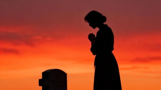 病倒在床，妈妈到外公外婆坟前许愿，我真的好了