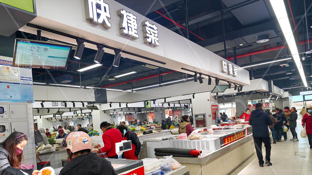 智慧农贸市场：扬州宝应县莲花路农贸市场案例