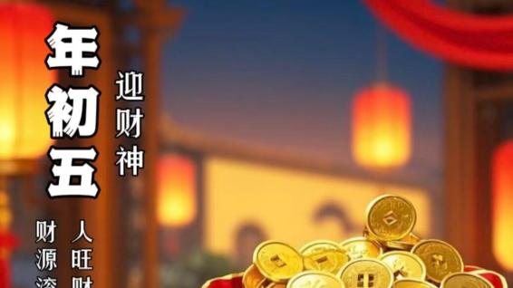 过年笔话：破五 迎接五路财神