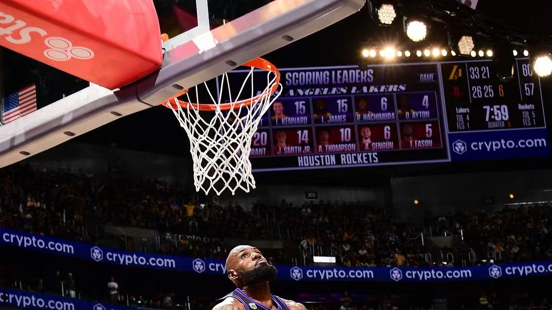 湖人2-0火箭！詹姆斯28+8+7，杜兰特9失误，系列赛走势变了