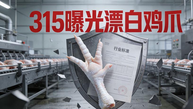 315 曝光漂白鸡爪：涉事企业曾参与制定行业标准