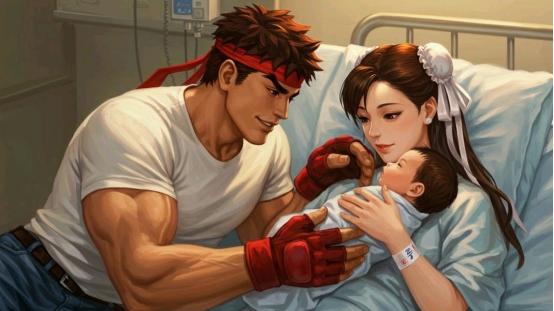 《街霸》角色形象变化了30年，没想到女神春丽的美腿越来越粗