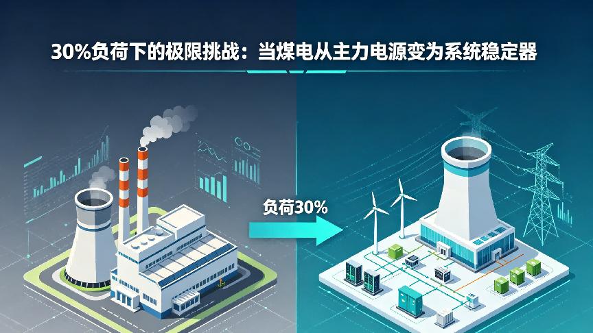 30%负荷下的极限挑战：当煤电从主力电源变为系统稳定器
