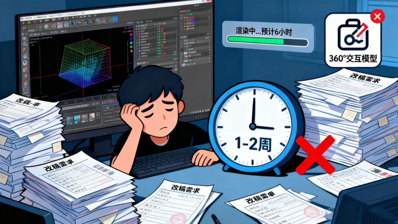 ​电商3D模型难转化？用这个工具，10分钟生成交互素材