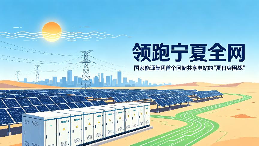 领跑宁夏全网：国家能源集团首个网储共享电站的“夏日突围战”
