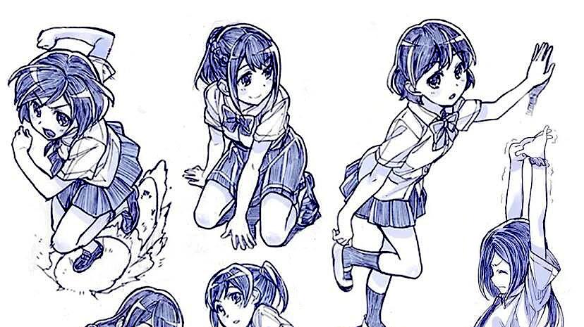 用 ComfyUI 生成的这组动态人物速写