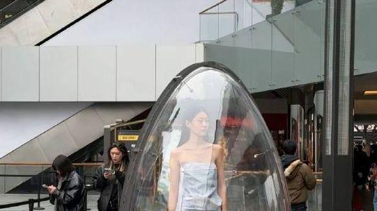 日薪4000元，模特在透明玻璃舱站12个小时：这属于稀缺岗位