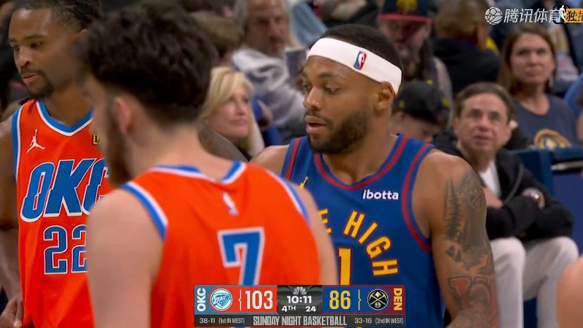 MVP大热直接对话！亚历山大34+5+13，约基奇16+7+8，赛后约基奇一把抱住亚历山大